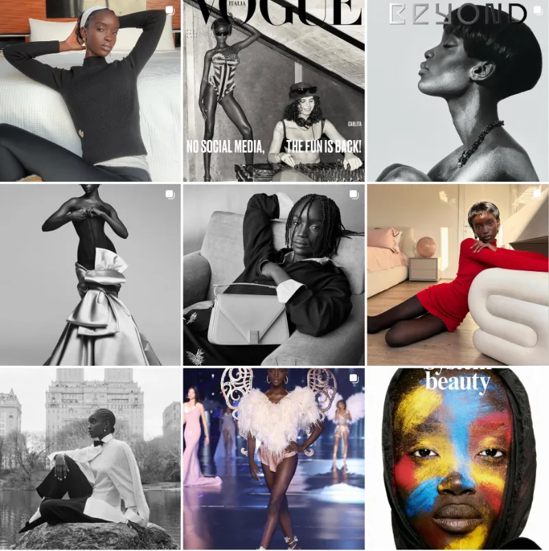 Maty Fall - Modella Gucci